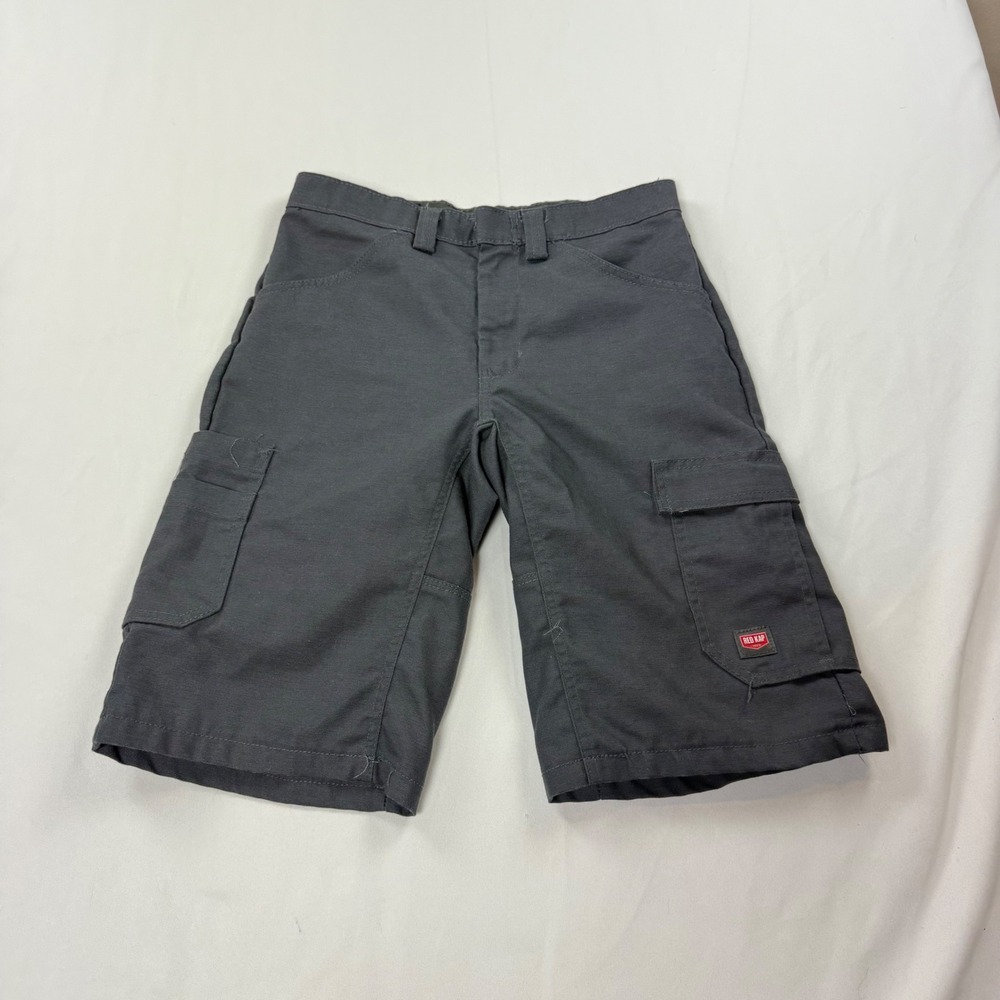 RED KAP PT4ACH3 Charcoal Gray Work Cargo Shorts Mens W30‎ L13